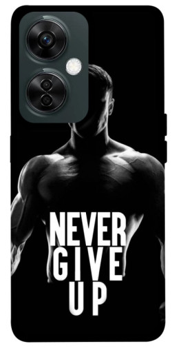 Чехол itsPrint Never give up для OnePlus Nord CE 3 Lite