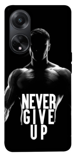 Чехол itsPrint Never give up для Oppo A58 4G