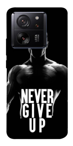 Чехол itsPrint Never give up для Xiaomi 13T