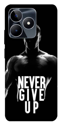 Чехол itsPrint Never give up для Realme C53