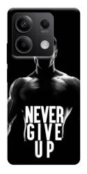 Чехол itsPrint Never give up для Xiaomi Redmi Note 13 5G
