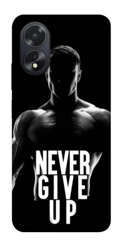 Чохол itsPrint Never give up для Oppo A38