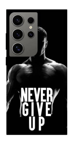Чехол itsPrint Never give up для Samsung Galaxy S24 Ultra