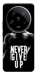 Чехол itsPrint Never give up для Xiaomi 14 Ultra