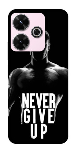 Чохол itsPrint Never give up для Xiaomi Redmi 13 4G / Poco M6 4G