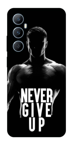 Чехол itsPrint Never give up для Realme C65 4G