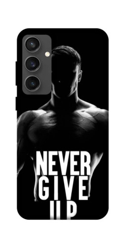 Чехол itsPrint Never give up для Samsung Galaxy S24 FE