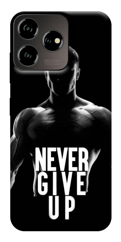Чехол itsPrint Never give up для ZTE Blade V50 Desing 4G, спорт, купить оптом с доставкой