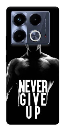 Чехол itsPrint Never give up для Infinix Note 40 4G