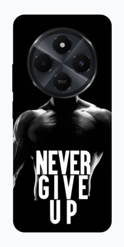 Чехол itsPrint Never give up для Xiaomi Redmi 14C / Poco C75