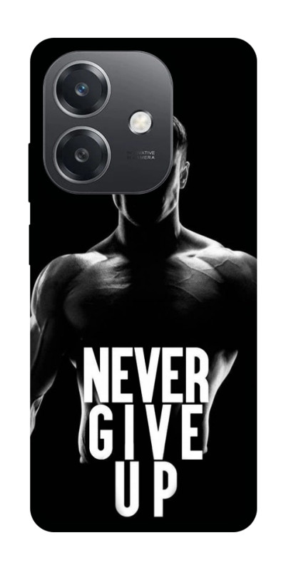 Чехол itsPrint Never give up для Oppo A3 4G, спорт, купить оптом с доставкой