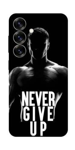 Чохол itsPrint Never give up для Samsung Galaxy S25+