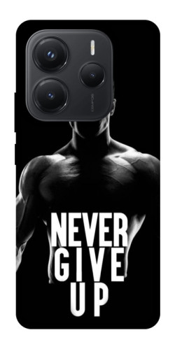 Чехол itsPrint Never give up для Xiaomi Redmi Note 14 5G