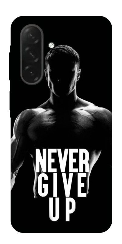 Чехол itsPrint Never give up для Samsung Galaxy A26 5G, спорт, купить оптом с доставкой