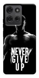 Чехол itsPrint Never give up для Motorola Moto G75 5G
