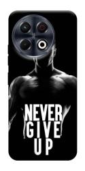 Чехол itsPrint Never give up для TECNO Spark 30 Pro (KL7)
