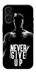 Чехол itsPrint Never give up для Apple iPhone 17 (6.3")