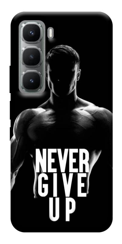 Чехол itsPrint Never give up для Infinix Hot 60 Pro+, спорт, купить оптом с доставкой