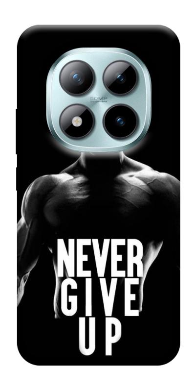Чехол itsPrint Never give up для Xiaomi Redmi Note 15 Pro 5G, спорт, купить оптом с доставкой