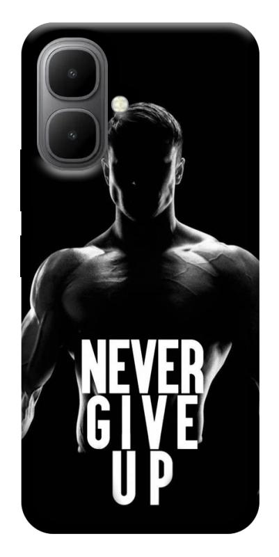 Чехол itsPrint Never give up для Infinix Smart 10, спорт, купить оптом с доставкой