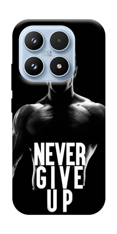 Чехол itsPrint Never give up для Xiaomi 17 Pro, спорт, купить оптом с доставкой