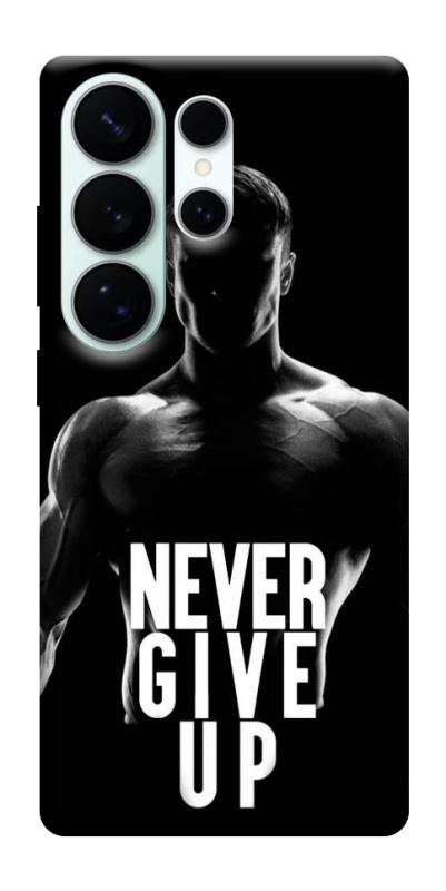 Чехол itsPrint Never give up для Samsung Galaxy S26 Ultra, спорт, купить оптом с доставкой