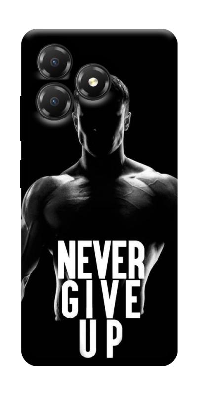 Чохол itsPrint Never give up для ZTE Blade A36, спорт, купити оптом з доставкою