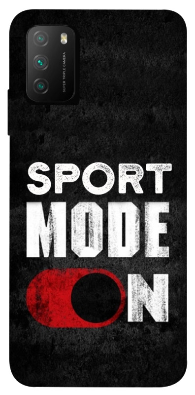 Чехол itsPrint Sport mode on для Xiaomi Poco M3, спорт, купить оптом с доставкой