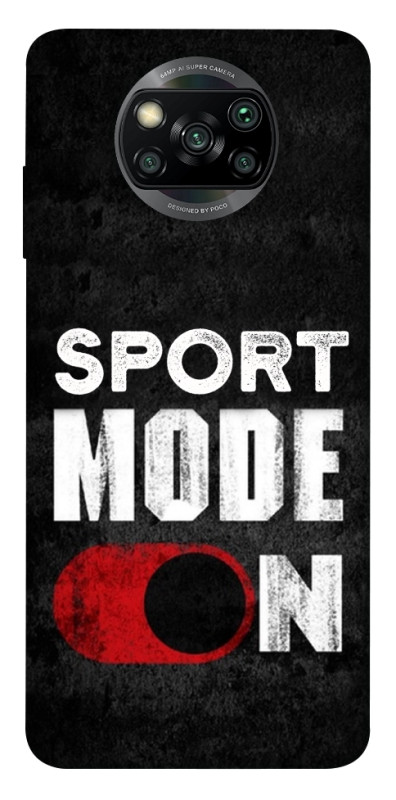 Чехол itsPrint Sport mode on для Xiaomi Poco X3 NFC / Poco X3 Pro, спорт, купить оптом с доставкой