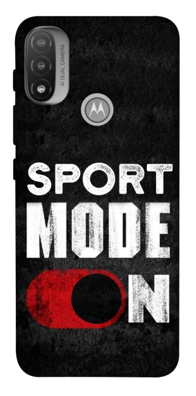 Чехол itsPrint Sport mode on для Motorola Moto E20, спорт, купить оптом с доставкой
