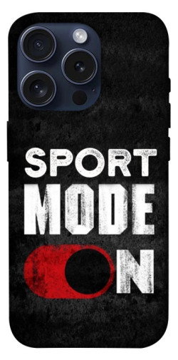 Чехол itsPrint Sport mode on для Apple iPhone 15 Pro (6.1")