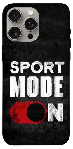 Чехол itsPrint Sport mode on для Apple iPhone 15 Pro Max (6.7")
