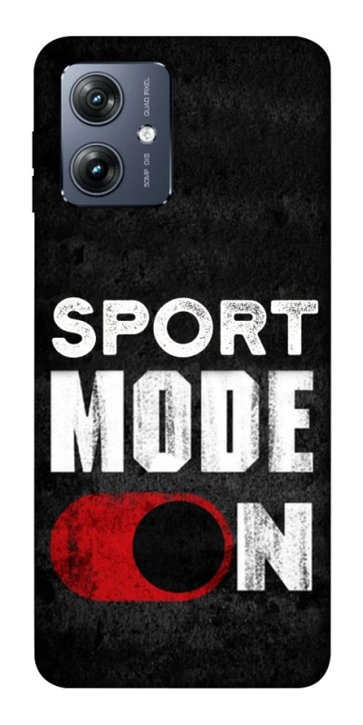 Чехол itsPrint Sport mode on для Motorola Moto G54, спорт, купить оптом с доставкой