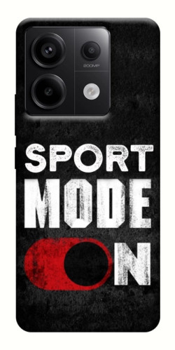 Чехол itsPrint Sport mode on для Xiaomi Redmi Note 13 Pro 4G