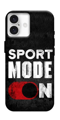 Чехол itsPrint Sport mode on для Apple iPhone 16 Plus (6.7")