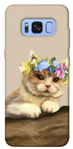 Чехол itsPrint Cat in flowers для Samsung G950 Galaxy S8