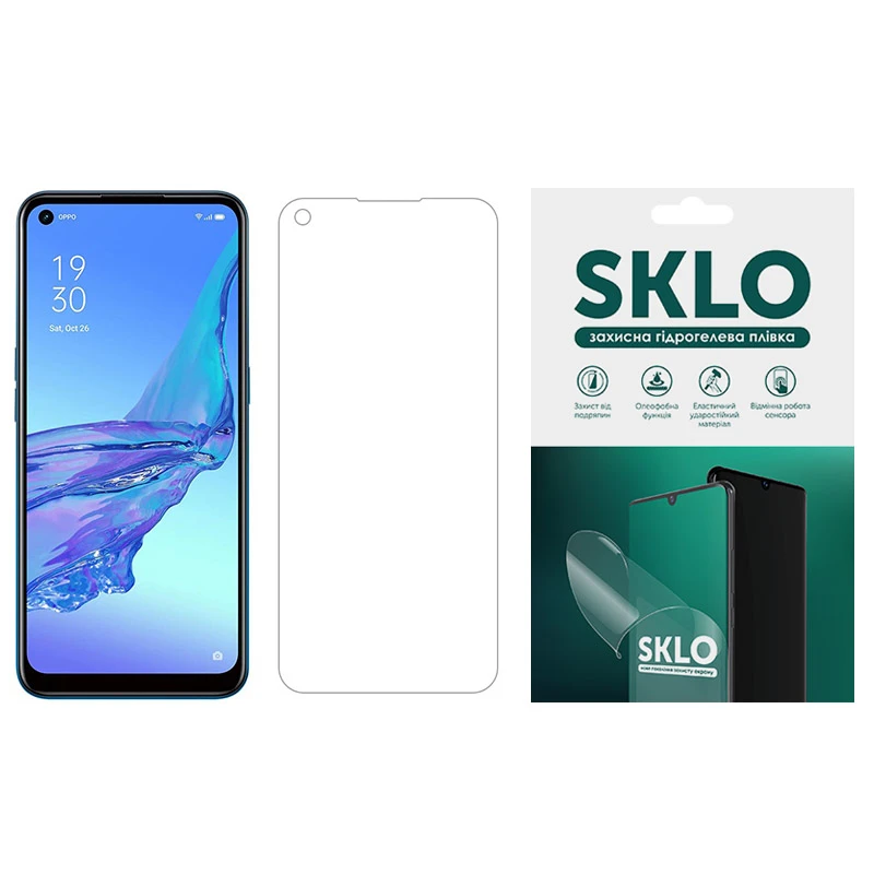 Защитная гидрогелевая пленка SKLO (экран) для Oppo A91, Бронированная пленка, купить оптом с доставкой
