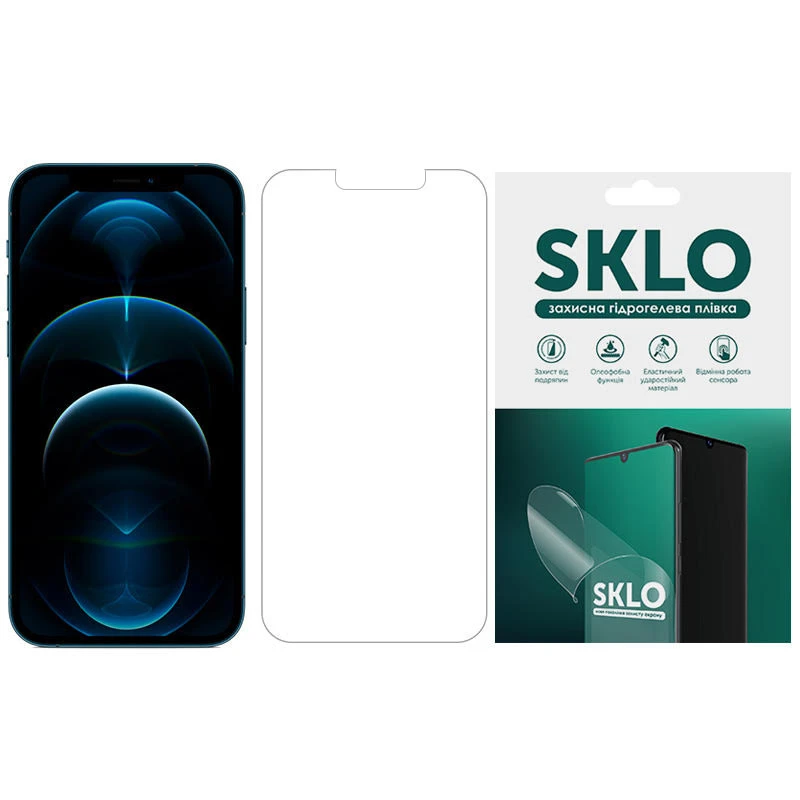 Защитная гидрогелевая пленка SKLO (экран) для Модель под заказ, Прозрачный, Бронированная пленка, купить оптом с доставкой