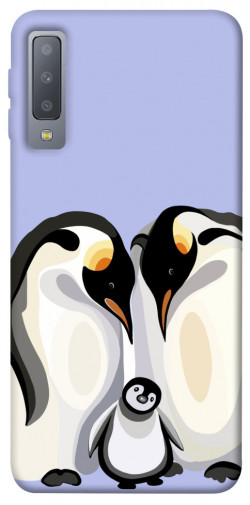 Чохол itsPrint Penguin family для Samsung A750 Galaxy A7 (2018)