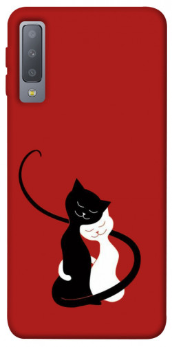 Чехол itsPrint Влюбленные коты для Samsung A750 Galaxy A7 (2018)