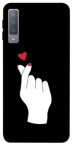 Чехол itsPrint Сердце в руке для Samsung A750 Galaxy A7 (2018)