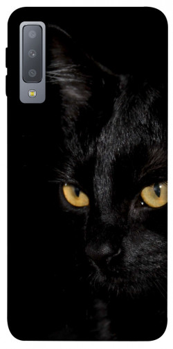 Чехол itsPrint Черный кот для Samsung A750 Galaxy A7 (2018)