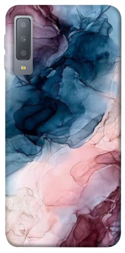 Чехол itsPrint Розово-голубые разводы для Samsung A750 Galaxy A7 (2018)