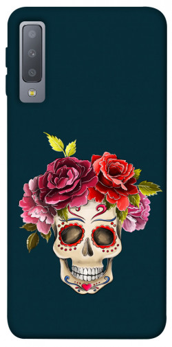 Чохол itsPrint Flower skull для Samsung A750 Galaxy A7 (2018)
