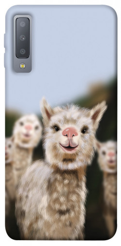 Чохол itsPrint Funny llamas для Samsung A750 Galaxy A7 (2018)