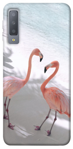 Чехол itsPrint Flamingos для Samsung A750 Galaxy A7 (2018)