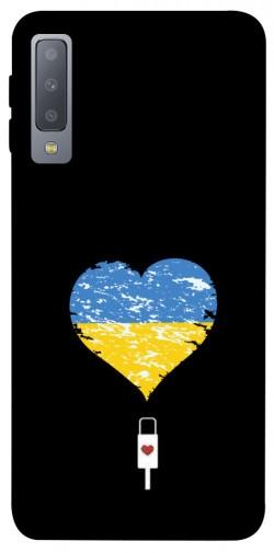 Чохол itsPrint З Україною в серці для Samsung A750 Galaxy A7 (2018)
