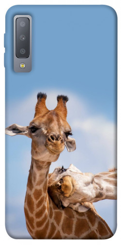 Чехол itsPrint Милые жирафы для Samsung A750 Galaxy A7 (2018)