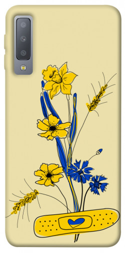 Чехол itsPrint Українські квіточки для Samsung A750 Galaxy A7 (2018)