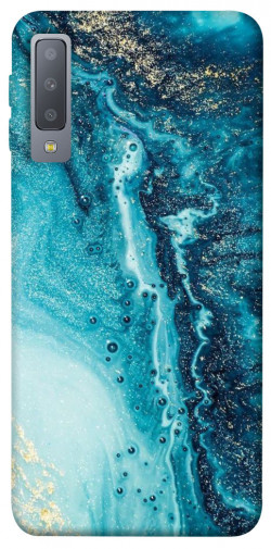 Чехол itsPrint Голубая краска для Samsung A750 Galaxy A7 (2018)